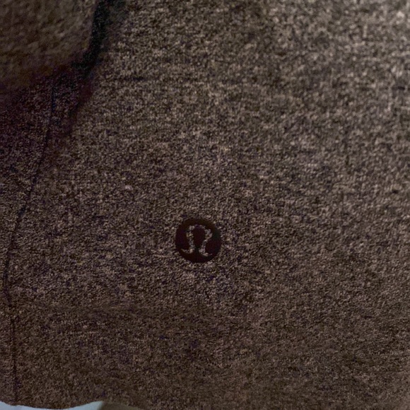 Slouchy Neck Lulu Lemon Grey Sweatshirt Size 12 - Picture 3 of 5